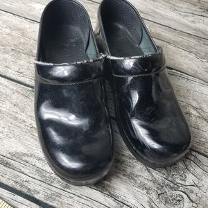 Dansko Clogs Work Shoes Black Womens 39-9